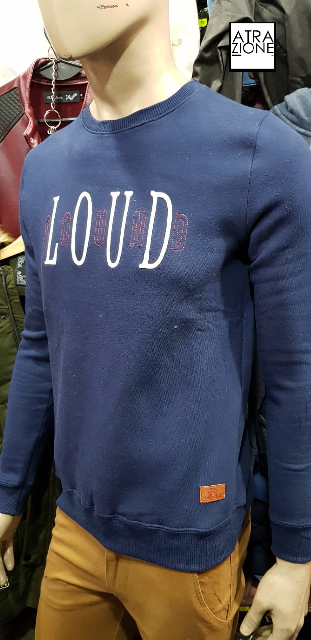 Buzo Bordado Cuello redondo