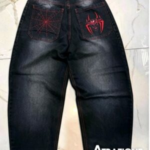 Jeans Baggy bordado bolsillo