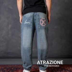 Jeans Baggy bordado Ameri