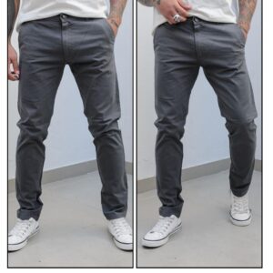 Pantalón tipo chino gabardina elastizada